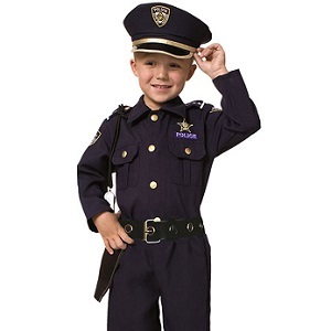 Police Dress Up Halloween Costume Set