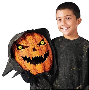 Bobble Head Pumpkin Halloween Costume