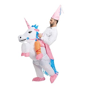 Inflatable Unicorn Rider Halloween Costume