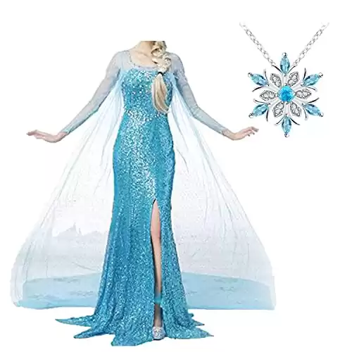 Princess Costume Adult Women Snow Queen Costume