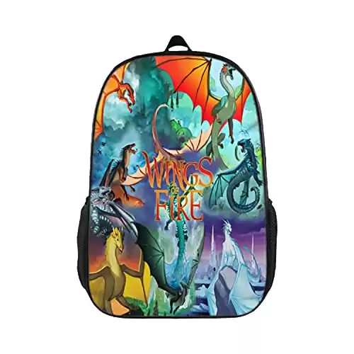 Wings of Fire Design 17-inch Large Capacity Lightweight Laptop Backpack