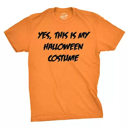 This is My Halloween Costume T-Shirt  Joke Tee