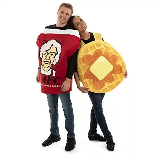 Chicken and Waffles Couples Costume
