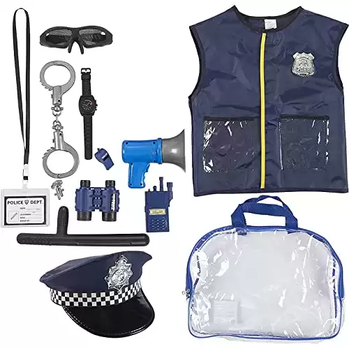 Halloween Police Officer Uniform Costume