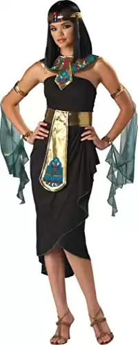 InCharacter Costumes Women's Cleopatra Costume, Black/Gold, Small