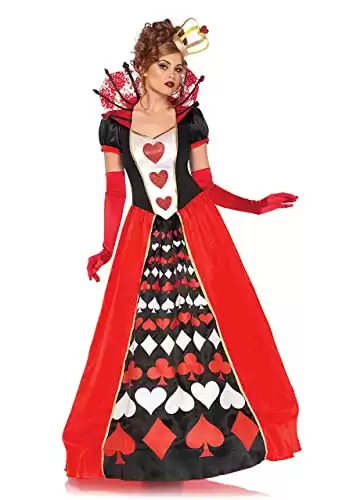 Leg Avenue Women's Wonderland Queen of Hearts Halloween Costume