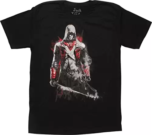 Assassin's Creed Arno Dorain Black T-Shirt Slim Fit