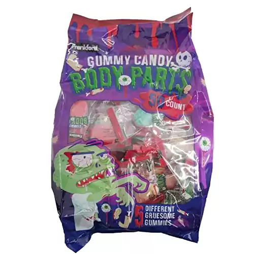 Frankford Gummy Candy Body Parts - 50 Count Bag
