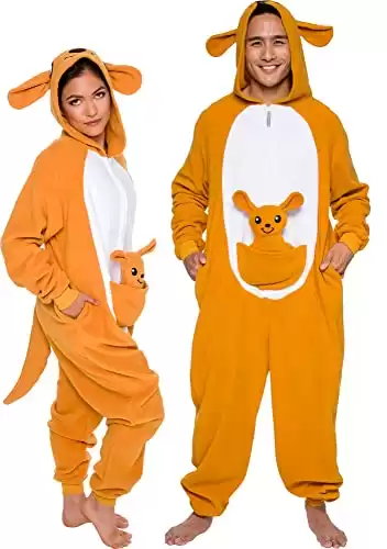 Slim Fit Adult One Piece Kangaroo Costume