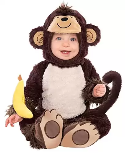 Amscan Baby Monkey Onesie Halloween Costume