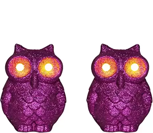 Battery Powered Halloween Owl Night Lights