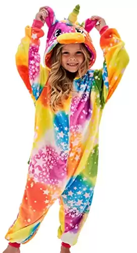 Unicorn Pajamas Onesie Animal Costume for Girls