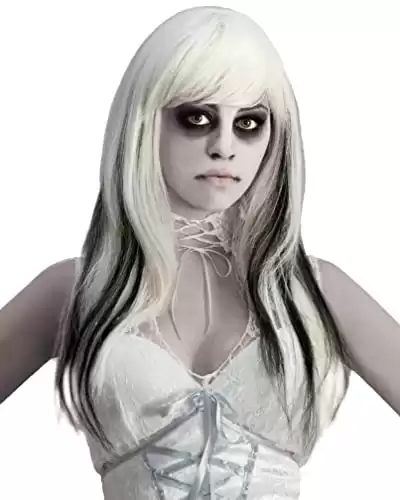 Forum Black Streaked Phantom Wig