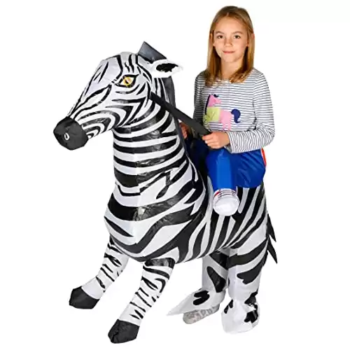 Bodysocks Inflatable Zebra Fancy Dress Costume