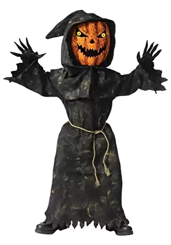 Kids Bobble Eyes Pumpkin Costume