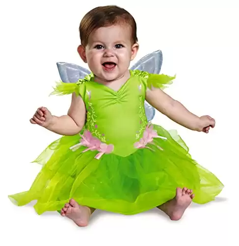 Disney Disguise Baby Girls' Tinker Bell Deluxe Infant Costume