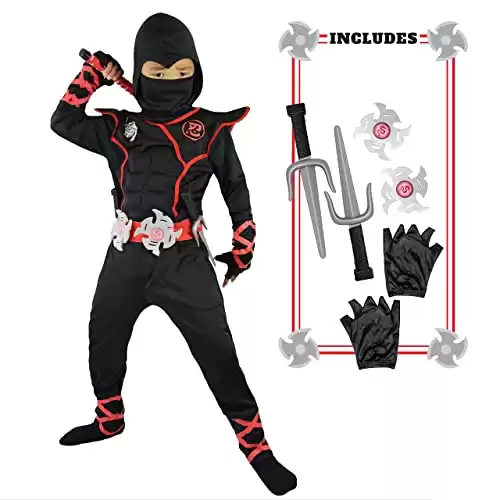 Spooktacular Creations Boys Ninja Deluxe Costume for Kids