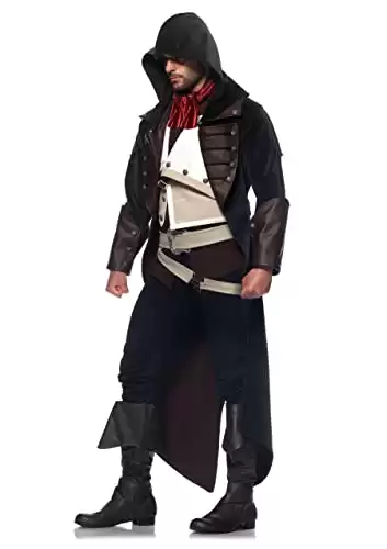 Leg Avenue Men's Assassin's Creed 7 Piece Arno Deluxe Costume Cosplay