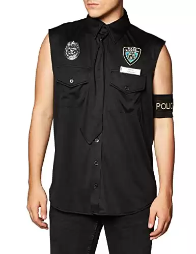 Dreamgirl Men's Dirt Cop Officer Ed Banger Costume