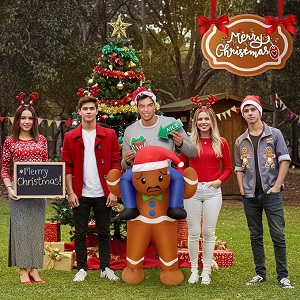 Christmas-themed costumes